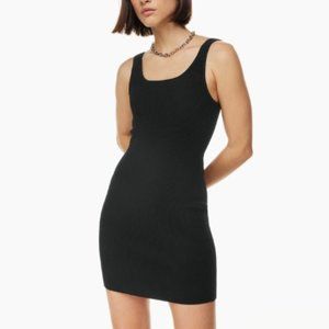 Aritzia Sculpt Knit Squareneck Mini Dress